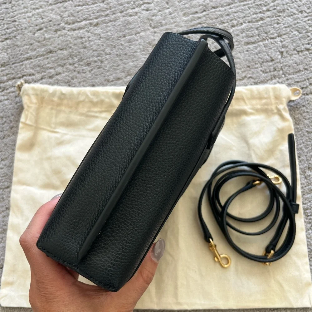 Tory Burch Mini Perry Leather Tote Bag - Picture 6 of 16